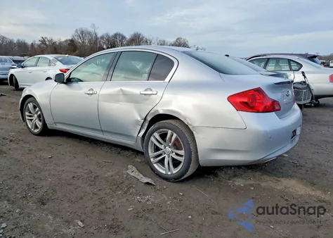 2013 Infiniti G37 z USA, uszkodzony, nr VIN JN1CV6AR5DM763521